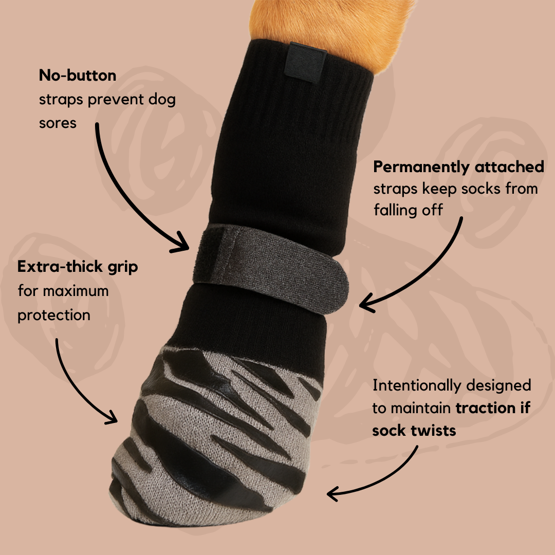 Non-Slip Dog Socks